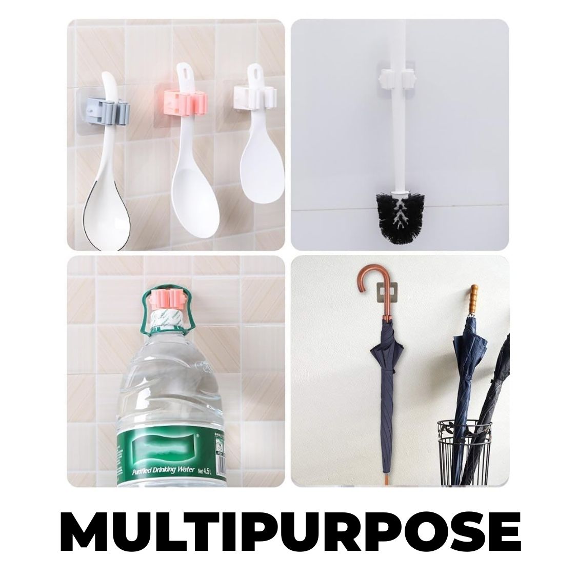 Broom & Mop Holder (Pack of 5 Offer Today)