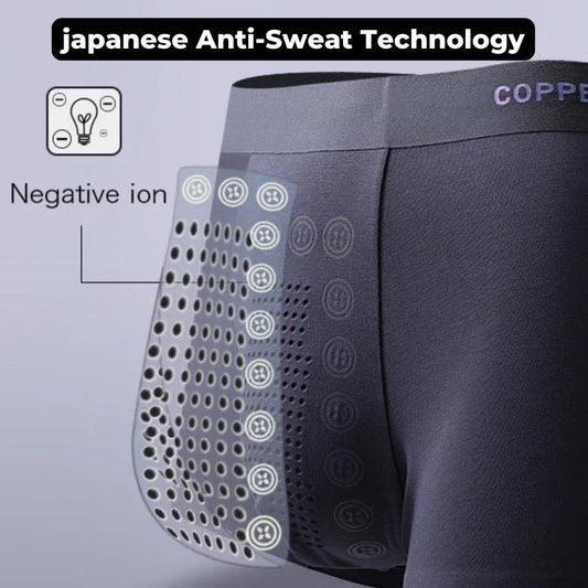 Japan-Imported Men's Ice-Silk Underwear (😍Pack of 4 Offer Today)