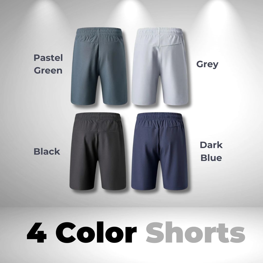 😍Pack of 4 OFFER | Men's Stretchable Premium-Quality Shorts