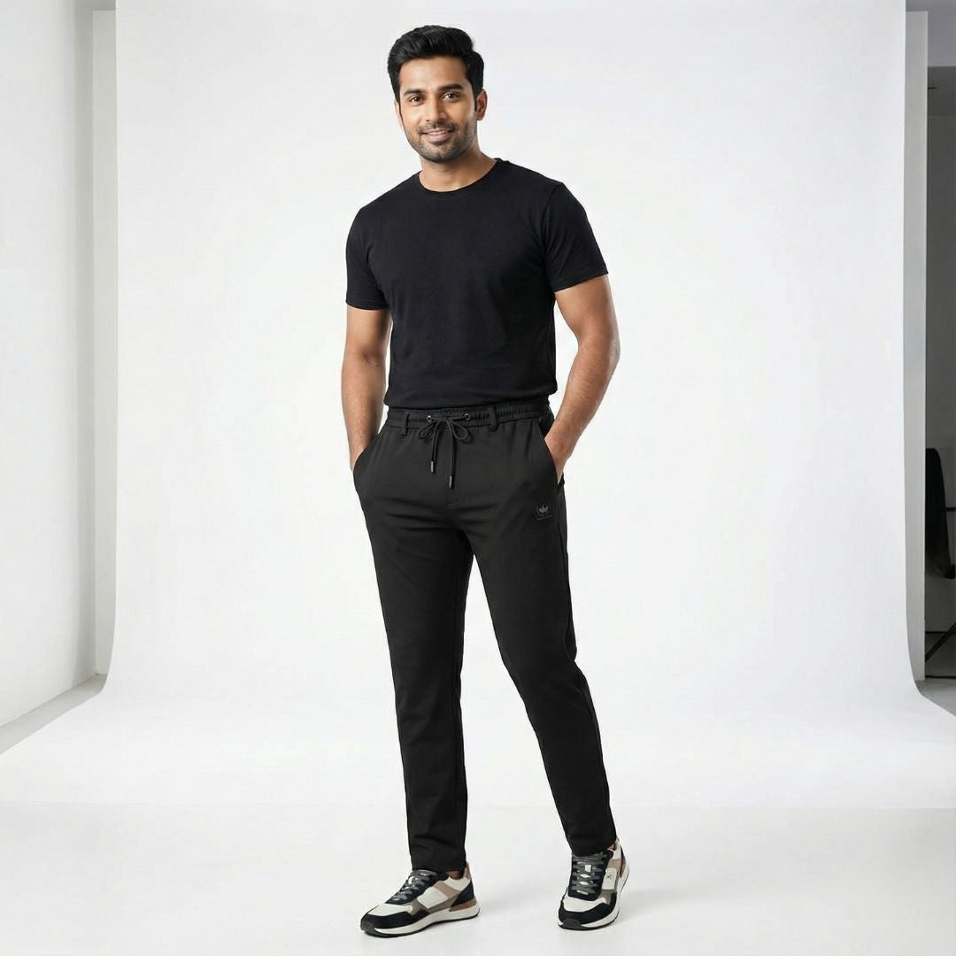 Pack of 3 Offer 😍 PREMIUM-QUALITY Lycra Pants | Black, Dark Blue & Grey Colors